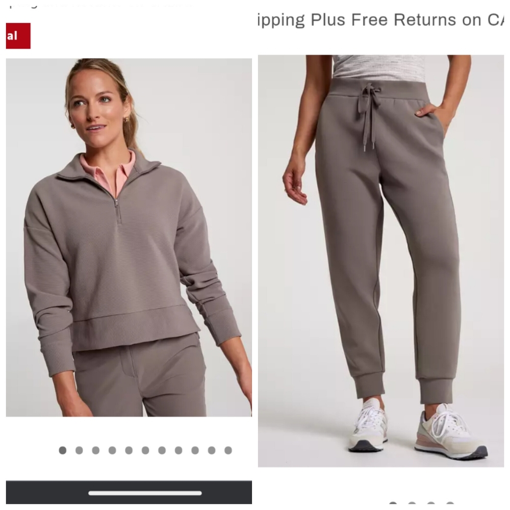CALIA Scuba Fit. Includes Calia Golf Quarter Zip and Soft Scuba Joggers